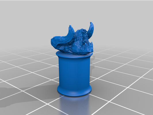 deathclaw 0g by bikerbud89 0 g guage fallout 4 3d print model - Mito3D