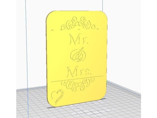 mr madame déco by wawa app 3d print model - Mito3D
