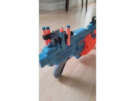 coup tuer nerf rail munitions agrafe by jgutz20 mod attachement 3d print model - Mito3D