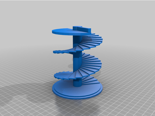 spiral tower by jacobbasheer 3d print model - Mito3D