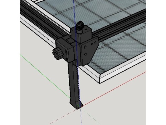 diode laser machine adjustable leg by flemingwr 3d print model - Mito3D