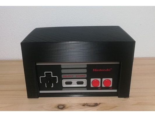 nes controller dust cover by simonfrjr entertainment games gaming nintendo retro retrogaming videogame 3d print model - Mito3D