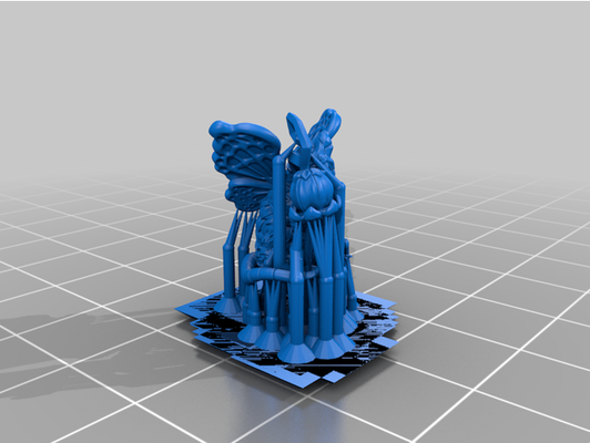 eustass a fey-rat familiar - dnd miniature presupported by awkward penguins minis boardgame decorative mini dungeons dragons fantasy fey rat support tabletop ttrpg 3d print model - Mito3D