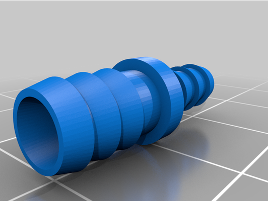 hose adapter 8 to 6 mm & 4 by kaii96 schlauch schlauchverbinder 3d print model - Mito3D