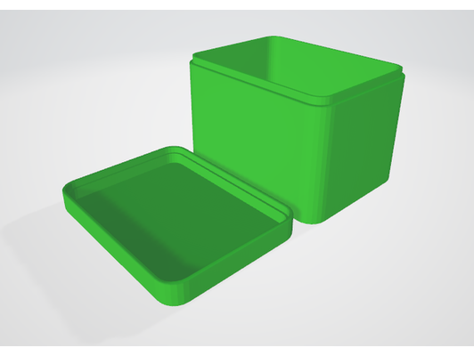 pequeña almacenamiento caja by freddie rana envase lindo fácil impresión divertido tapa miniatura partes apilable herramientas 3d print model - Mito3D