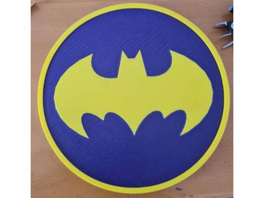 batman copertura frontale vw t6 logo by troppo pieno 3d print model - Mito3D