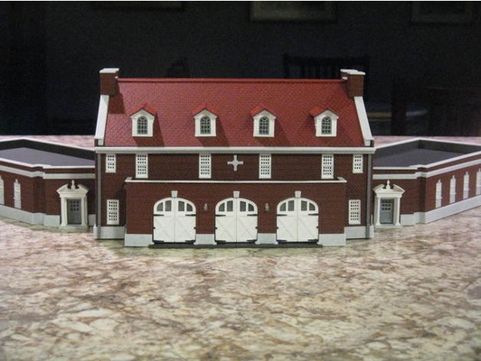 ho scale fort knox fire station guard house by kabrumble 3d print model - Mito3D