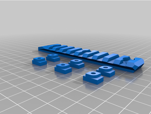 ris rail airsoft by kubikulus 3d print model - Mito3D
