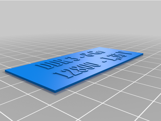 ddr3 ram dividers interlayers to classify modules in storage box by gbujdomruk 3d print model - Mito3D