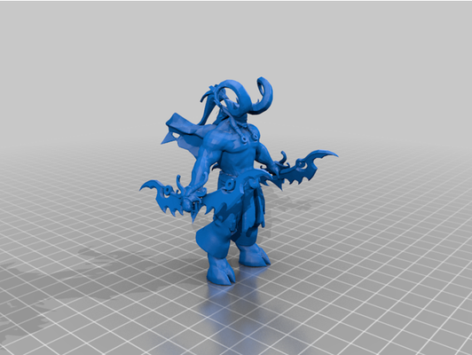 illidan by elartos 3d print model - Mito3D