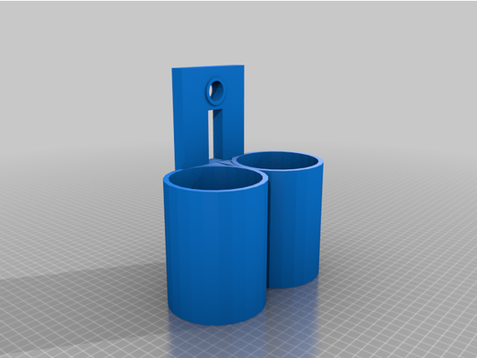 wasser halter unterstützung eimer haken by gritsngravy47 lineman 3d print model - Mito3D