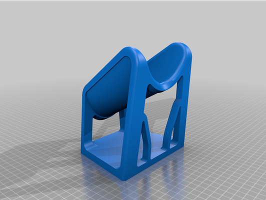 hair dryer stand by nou musakara hairdryerholder hairstylist hairdryer 3d print model - Mito3D