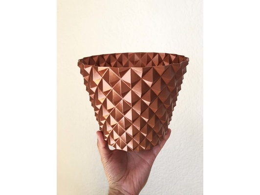 dragon scales vase by inspira studio dragonscale spiral 3d print model - Mito3D