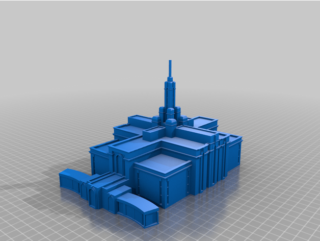 mnt timpanogos updated 2 by strarrow lds mormon temple 3D print model - Mito3D