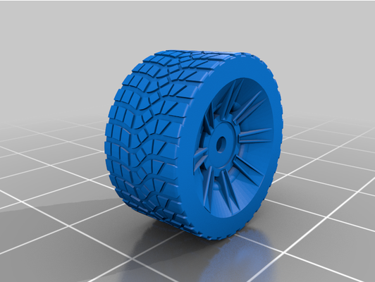 tires + rims by tirecaps 3d print model - Mito3D