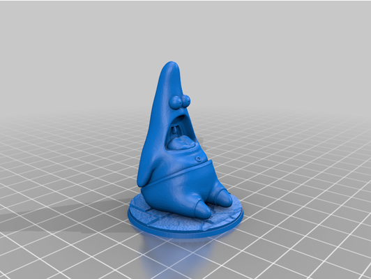 patrick star figure by xdogcp3 bikinibottom d dungeons dragons sponge bob 3d print model - Mito3D