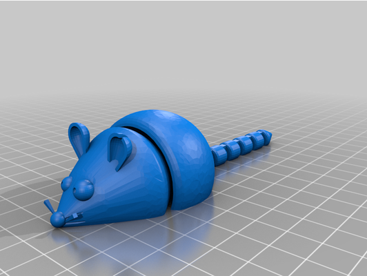 fio rato articulado by chamado 3d print model - Mito3D