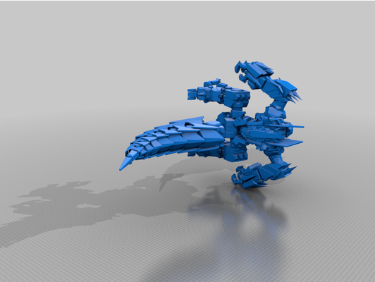 trypticon by paesaggio trasformatori 3d print model - Mito3D