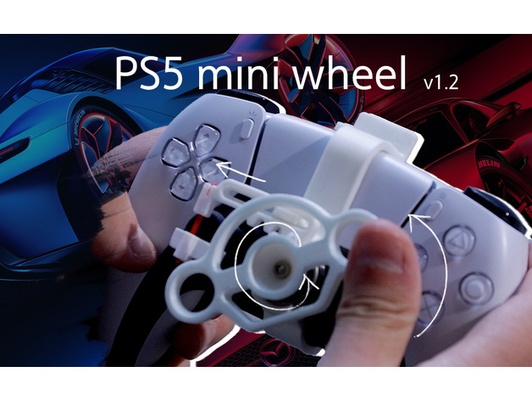 ps5 mini wheel by linkmertens 3d print model - Mito3D