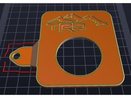 tacoma gen 3 trd gas cap holder by numberjack 3d print model - Mito3D