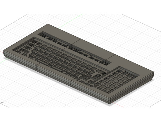 80 1800 misturado layout qmk feito mão by desafios g80 mecânico teclado 3d print model - Mito3D