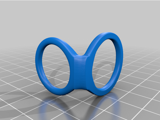 anillo entablillar by jalapeños abrazadera eds hiperextensión médico 3d print model - Mito3D