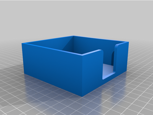 nota almofada suporte by jco caixa bloco anotações 3d print model - Mito3D