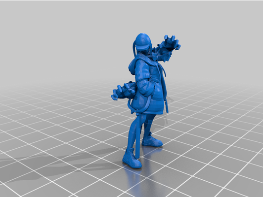 isla king of fighters xv by irnkman 3d print model - Mito3D