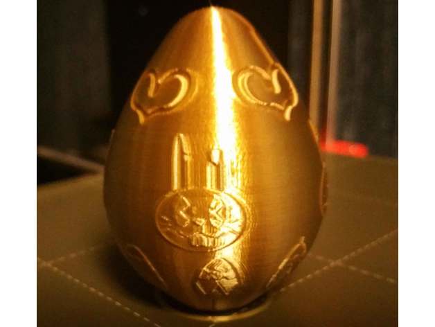 lindo pascua resurrección huevo by 1nvadertim conejito 3D print model - Mito3D