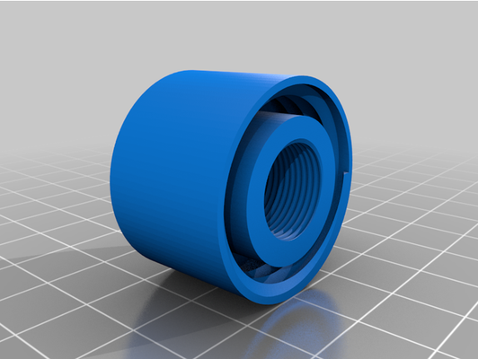 airsoft bottle suppressor adapter by jaim attachment cosplay accessory suppressors 3d print model - Mito3D