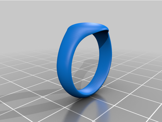 signet ring leer by cbaldasare2 3d print model - Mito3D