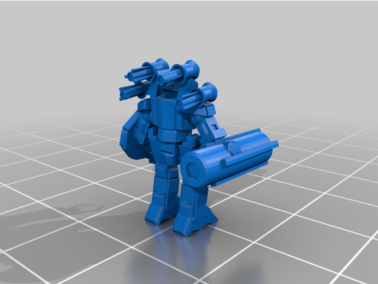 angle battle armor by charlezany american mecha armour 3d print model - Mito3D