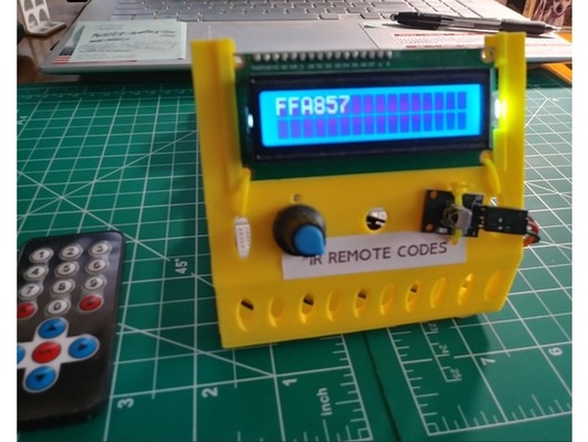 arduino principiante código inspector by dcainesky ngss ccss electrónica infra rojo infrarrojo remoto prototipo controlar robótica sensor 3d print model - Mito3D
