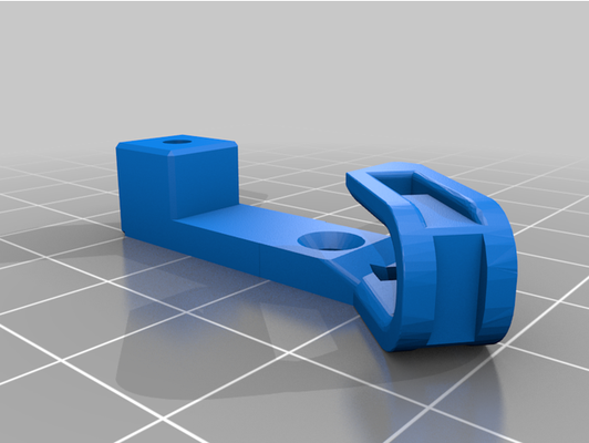 pivottante cavo titolare supporto wanhao i3 letto by makersdoctor perno 3d print model - Mito3D