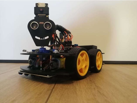 arduino esp32 roboter wagen chassis 4wd by iurica76 3d print model - Mito3D