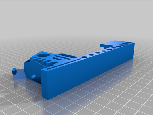 tools holder rail mount nozle by hunterek ngss ccss ender 3 tool upgrade 3d print model - Mito3D