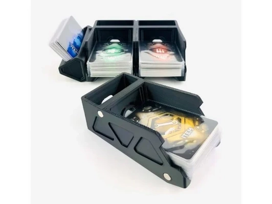 nemesis modular item deck holder by newhamr card lockdown loot board game 3d print model - Mito3D