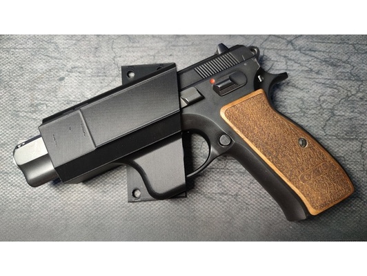 cz 75 85 gun holder by artuscz mount 3d print model - Mito3D