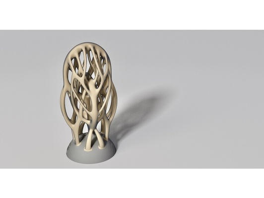 onda cerebral by corcel premio cerebro ola dd decoración diseño mazmorras dragones matemáticas arte mathart miniaturas ornamento trofeo 3d print model - Mito3D