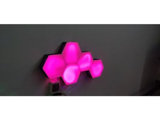 panel led gammer by profdanielgerman hexagon licht 3d print model - Mito3D
