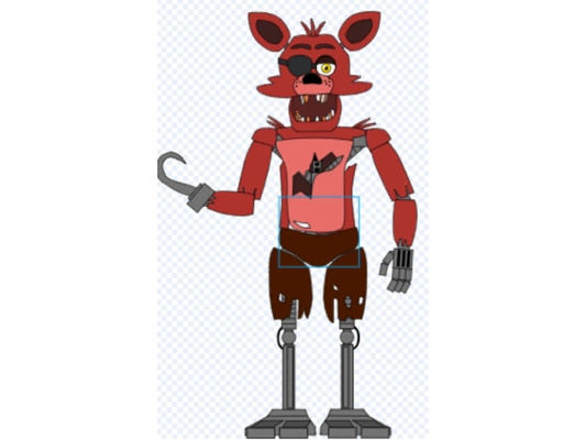 foxy pirate fox by jeziahbonap 3d print model - Mito3D