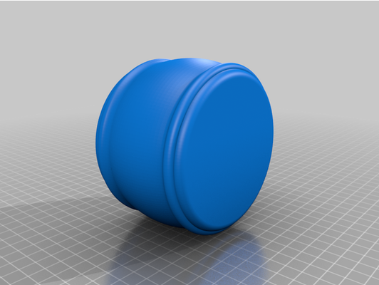 coin holder or pot by odendarp 3d print model - Mito3D