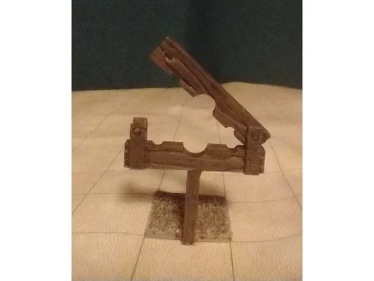 stocks or pillory dnd by killsbane miniature prop dungeon terrain wargame wargaming 3d print model - Mito3D