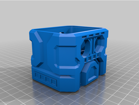 battery storage aa by pilniczek box container organizer 3d print model - Mito3D