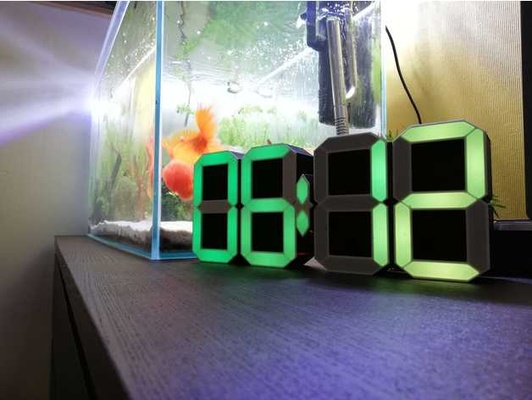 arduino led clock 7 segment by bagno01 3d print model - Mito3D
