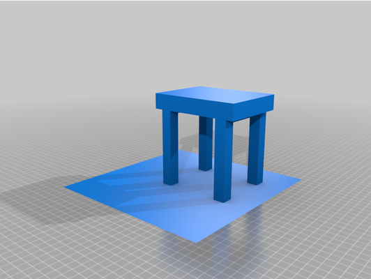 mesa küçük by i̇rlanda masa 3d print model - Mito3D