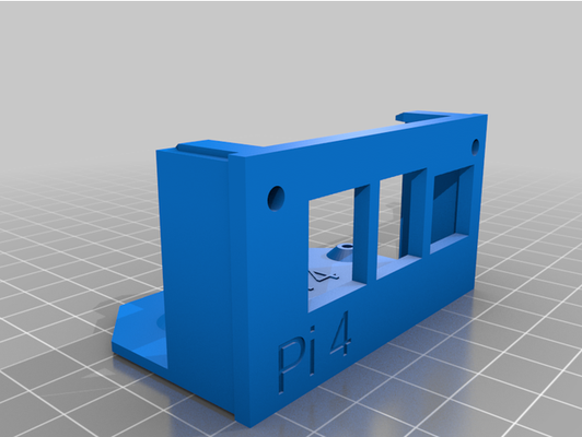 pi 4 joy it cooler plateau 1u framboise grille by marodeur pi4 rpi4 serveur 3d print model - Mito3D