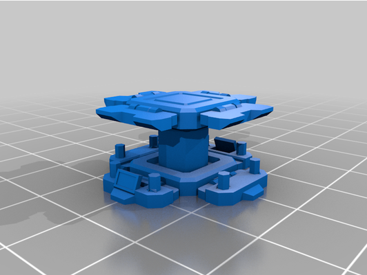 rottame meccanico sollevamento piatto by piotrekpiotrek axolot giochi scrapmechanic 3d print model - Mito3D