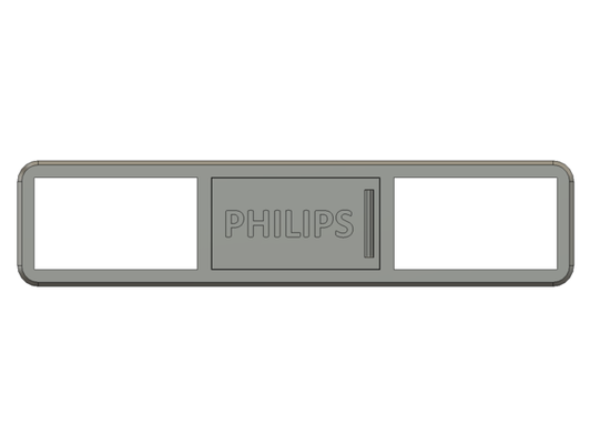 philips ambilight éloigné arrière couverture gaine by sssneak tv 3d print model - Mito3D