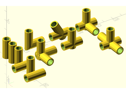 çubuk bağlar by karlmowbray openscad wip 3d print model - Mito3D